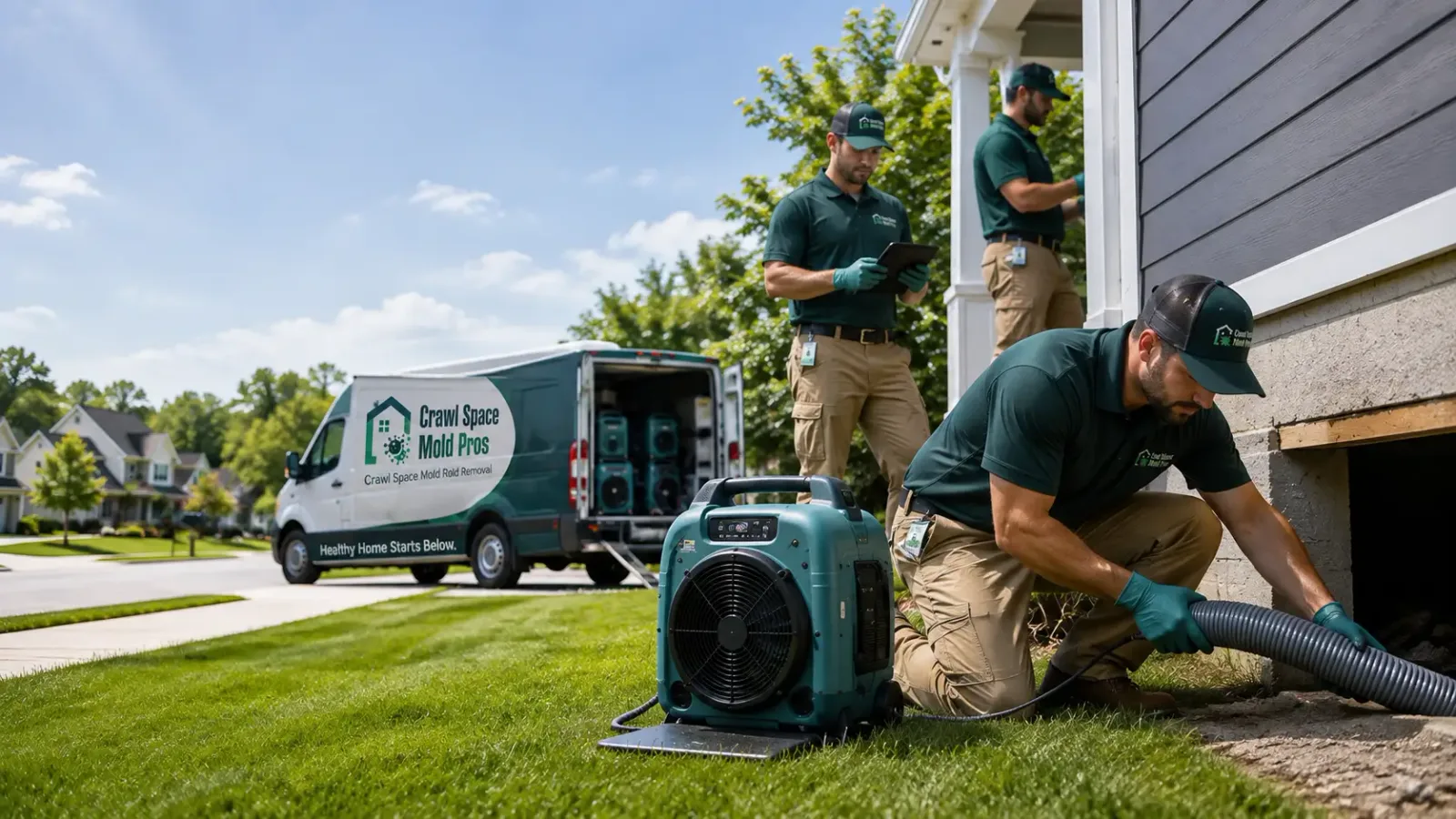 Crawl Space Mold Removal in Turbotville, PA